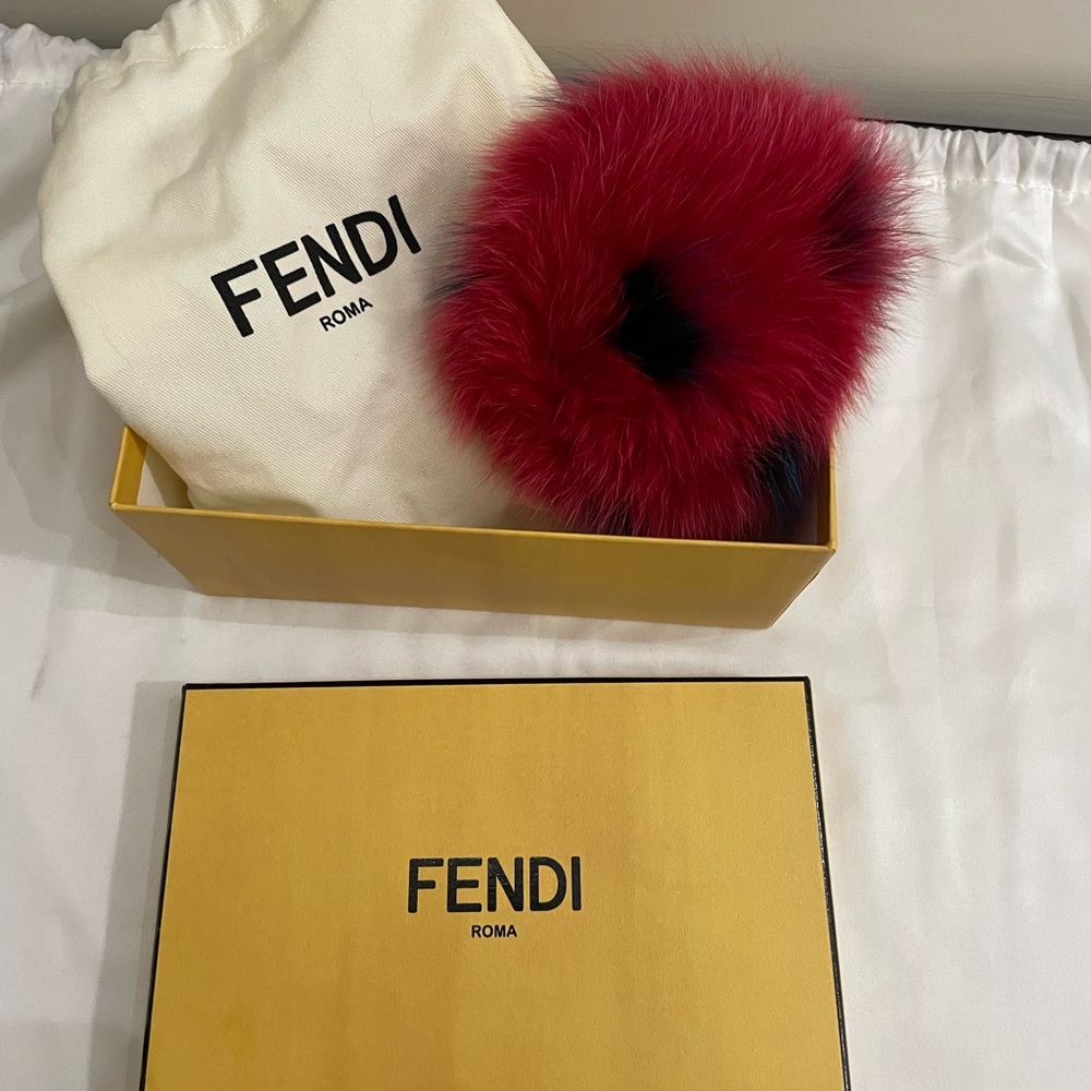 Fendi fur key chain